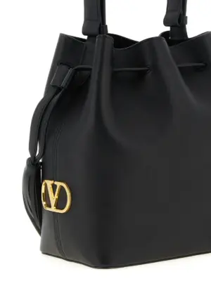 Valentino Garavani VLogo Signature shoulder bag Woman VALENTINO GARAVANI Black