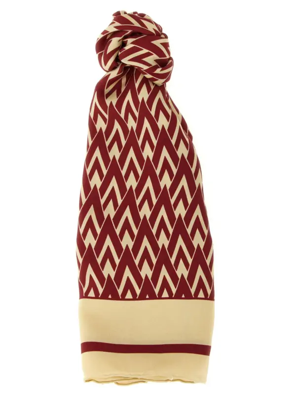 Valentino Garavani 'Toute La V' scarf VALENTINO GARAVANI Bordeaux