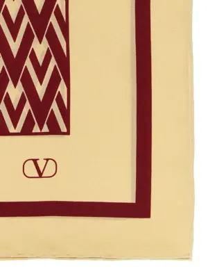 Valentino Garavani 'Toute La V' scarf W2EI114SHT46L VALENTINO GARAVANI Bordeaux