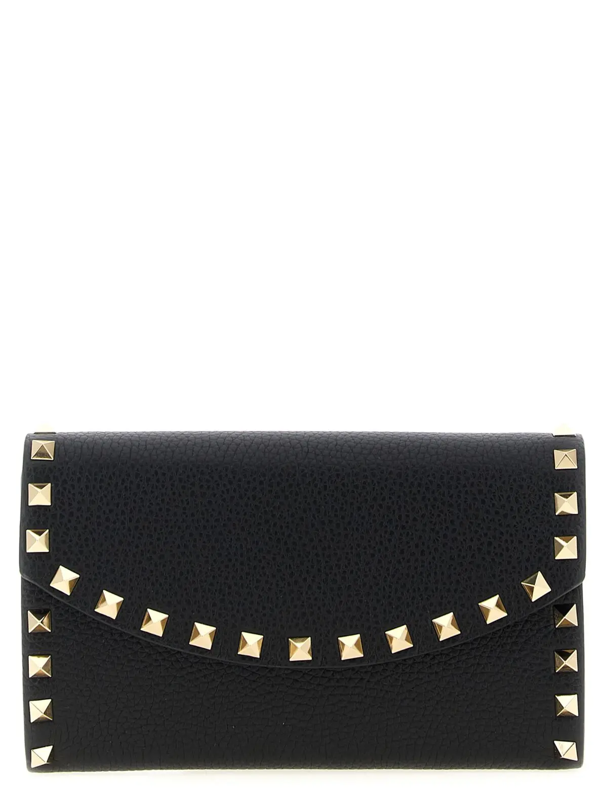 Гаманець на ланцюжку Valentino Garavani Rockstud Чорний 1 Valentino Garavani 'Rockstud' wallet on chain VALENTINO GARAVANI Black