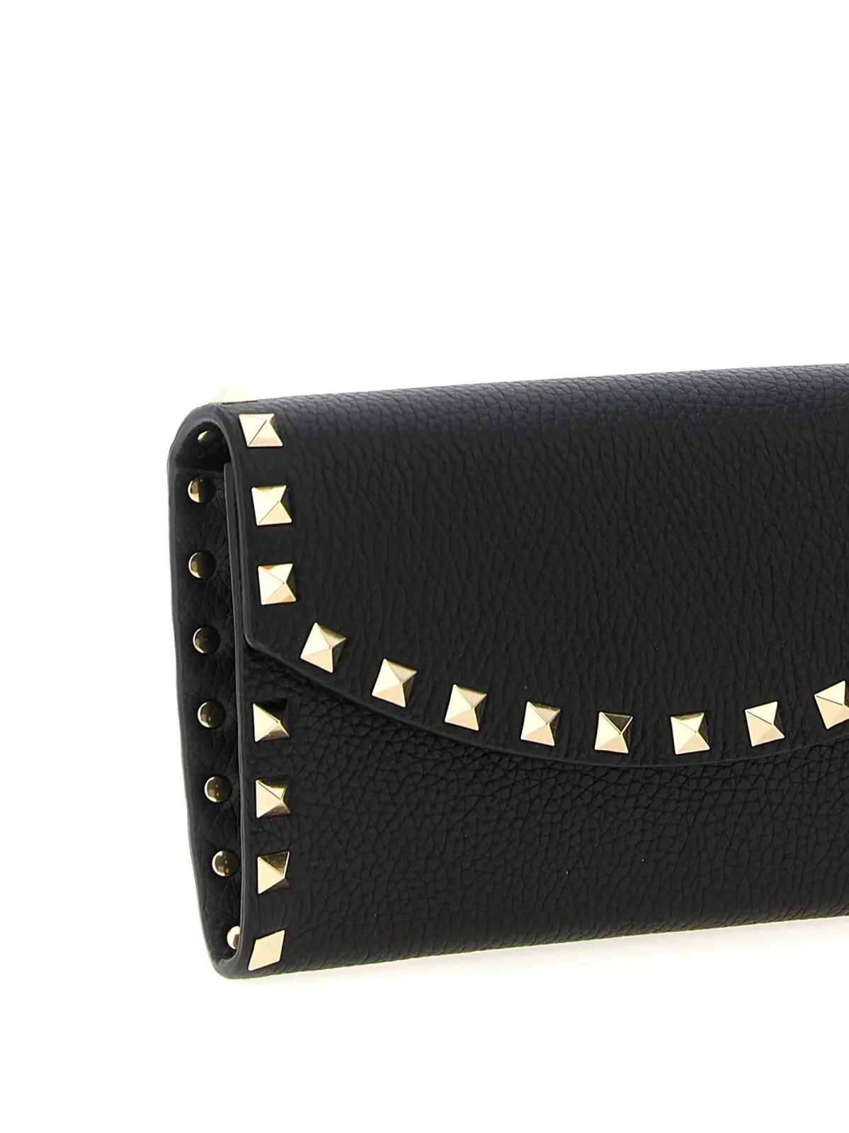 Гаманець на ланцюжку Valentino Garavani Rockstud Чорний 3 Valentino Garavani 'Rockstud' wallet on chain Woman VALENTINO GARAVANI Black