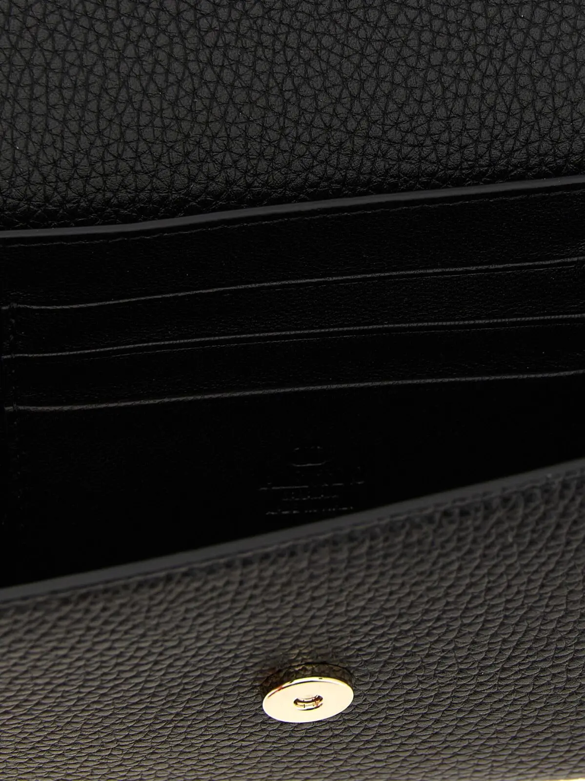 Гаманець на ланцюжку Valentino Garavani Rockstud Чорний 4 Valentino Garavani 'Rockstud' wallet on chain 100% calfskin leather (Bos Taurus) VALENTINO GARAVANI Black