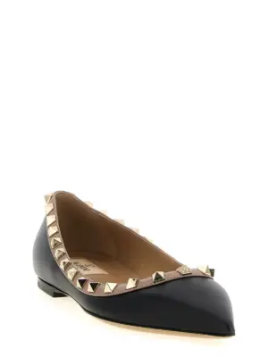 Valentino Garavani 'Rockstud' ballet flats W2S0403VODN91 VALENTINO GARAVANI Black