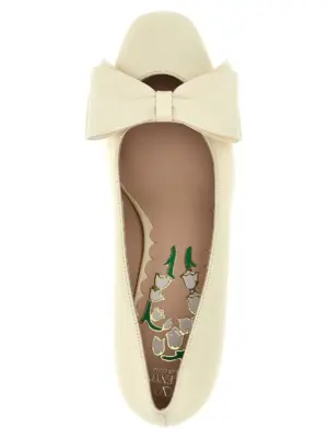 Valentino Garavani 'Bowow' pumps 100% goat leather (Capra Hircus Hircus) VALENTINO GARAVANI White