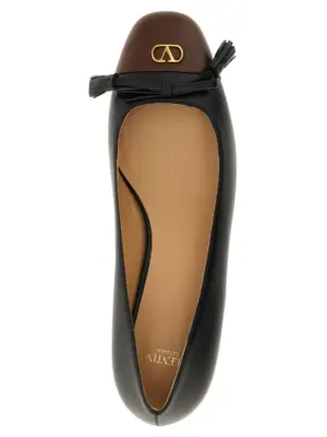 Valentino Garavani 'Valet Du Roi' ballet flats 100% leather VALENTINO GARAVANI Black