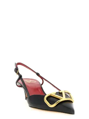 Slingback Valentino Garavani VLogo Signature W2S0Q70DSH0NO VALENTINO GARAVANI Black