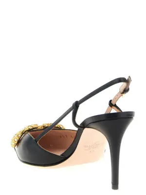 Slingback Valentino Garavani VLogo Signature Woman VALENTINO GARAVANI Black