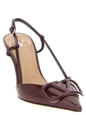 Slingback Valentino Garavani VLogo Signature W2S0R01TMKAFD VALENTINO GARAVANI Bordeaux