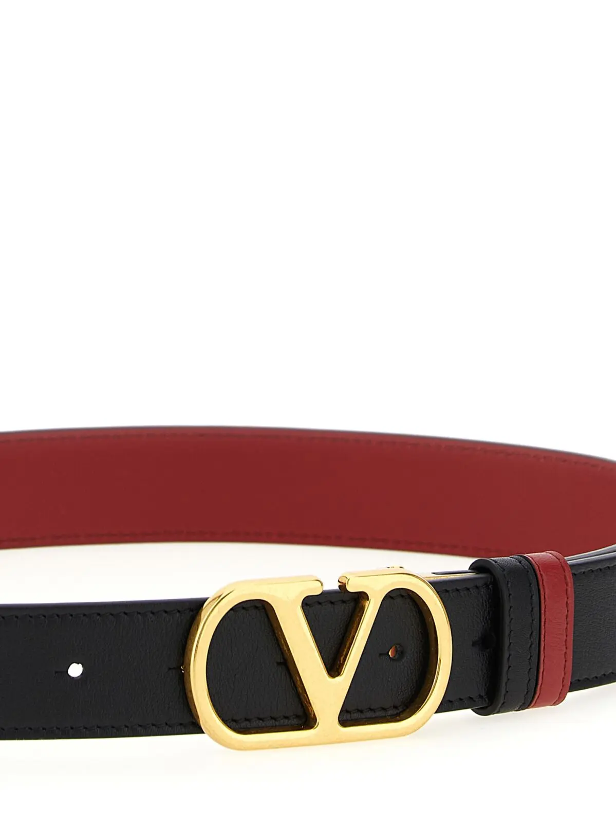 Ремінь VLogo reversible Valentino Garavani Багатокольоровий 4 Valentino Garavani VLogo reversible belt 100% calfskin leather (Bos Taurus) VALENTINO GARAVANI Multicolor