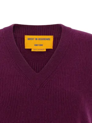 'Rib' vest Woman GUEST IN RESIDENCE Purple
