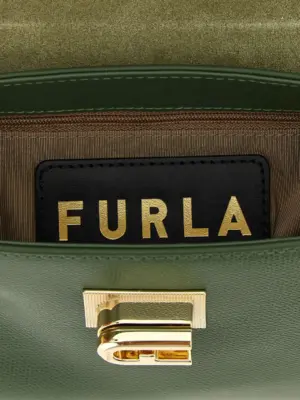 'Furla 1927' mini handbag 100% leather FURLA Green