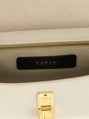 'Furla Iride' small crossbody bag 100% leather FURLA White