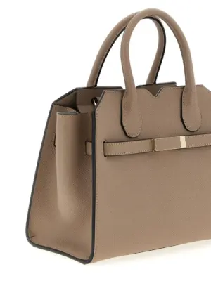 'Milano' mini handbag Woman VALEXTRA Beige