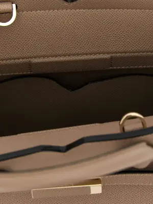 'Milano' mini handbag 100% calfskin leather (Bos Taurus) VALEXTRA Beige