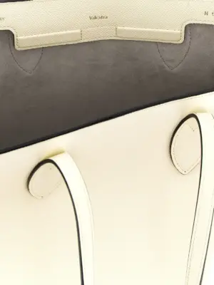 Medium 'Vivi' shopping bag 100% calfskin leather (Bos Taurus) VALEXTRA White