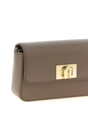 'Furla 1927' mini crossbody bag Woman FURLA Gray
