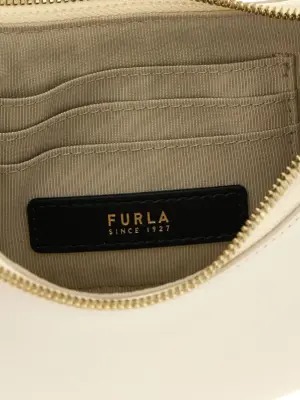 'Furla Delizia' mini shoulder bag 100% leather FURLA White