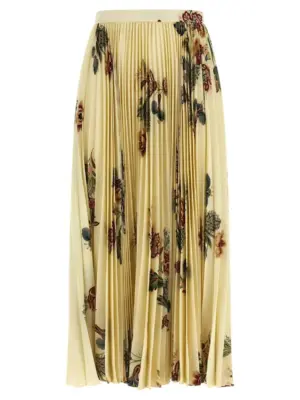 Pleated midi skirt ETRO Multicolor