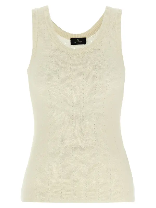 Punched top ETRO White