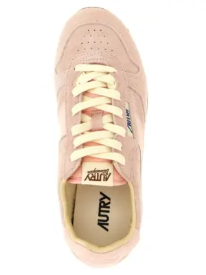'Windspin' sneakers 90% cow leather 10% nylon AUTRY Pink