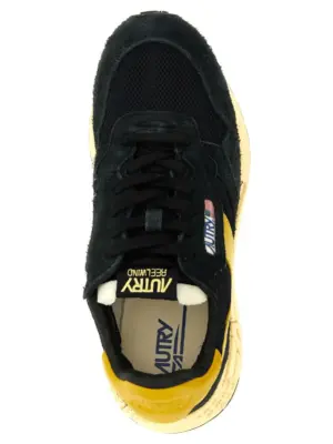 'Reelwind Low' sneakers 45% lh 40% nylon 15% of AUTRY Black