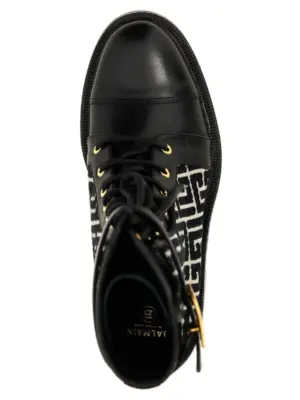 'Charlie' ankle boots 50% polyester 50% wool BALMAIN Multicolor