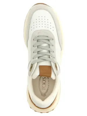 'Running' sneakers 70% calf leather 30% polyamide TOD'S White