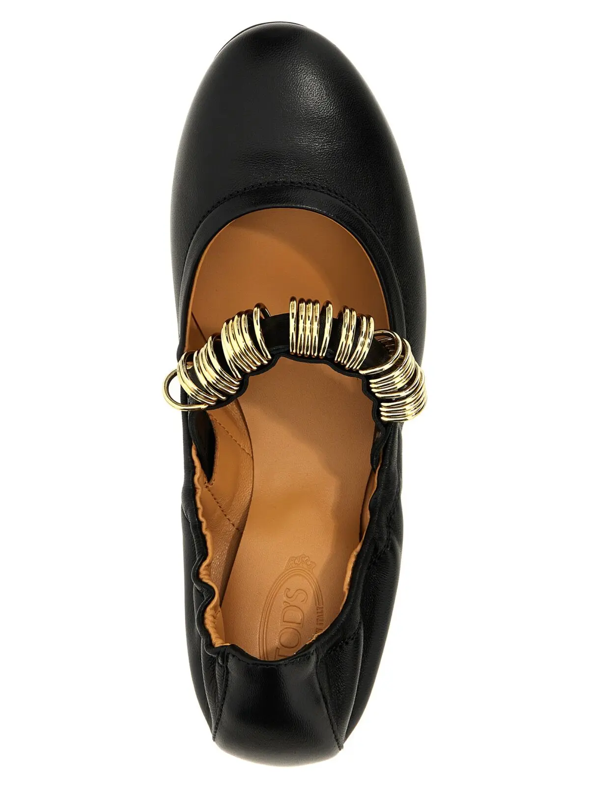 Балетки Dee Tod's Чорні 4 'Dee' ballet flats 100% lamb leather (Ovis aries) TOD'S Black