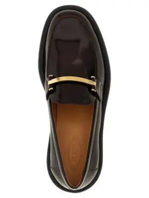 'Barretta' loafers 100% calfskin leather (Bos Taurus) TOD'S Bordeaux
