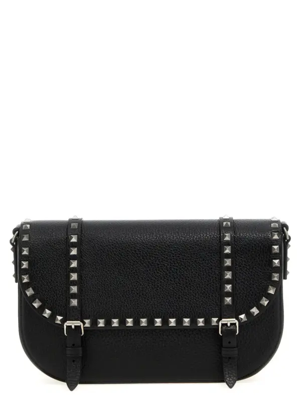 Valentino Garavani 'Rockstud' Shoulder Bag VALENTINO GARAVANI Black