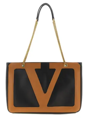 Valentino Garavani 'Viva Superstar' midi shopping bag VALENTINO GARAVANI Brown