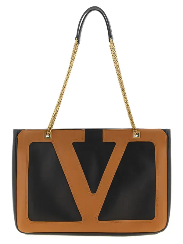 Valentino Garavani 'Viva Superstar' midi shopping bag VALENTINO GARAVANI Brown