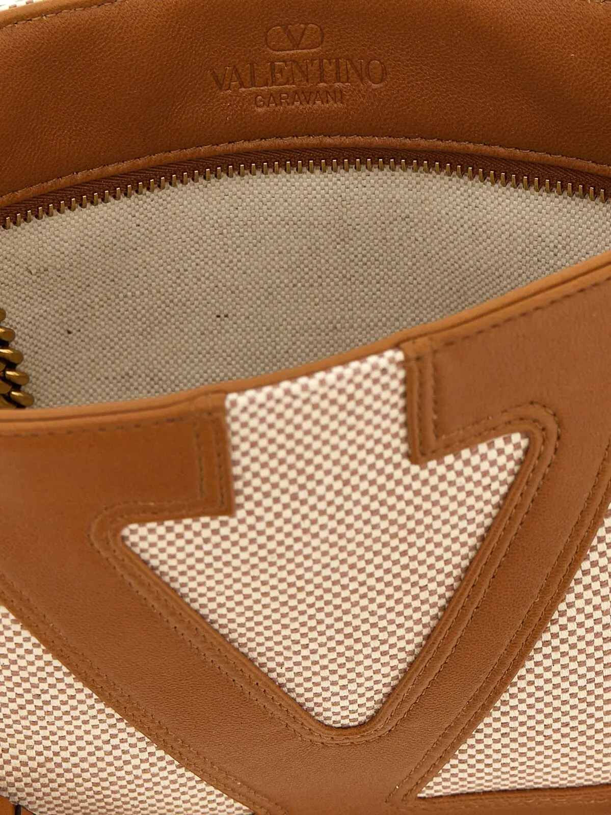 Сумка крос-боді Valentino Garavani Viva Superstar Коричнева 4 Valentino Garavani 'Viva Superstar' shoulder bag 100% cotton VALENTINO GARAVANI Brown