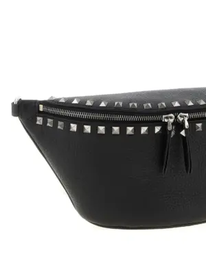 Valentino Garavani 'Rockstud' belt bag Man VALENTINO GARAVANI Black