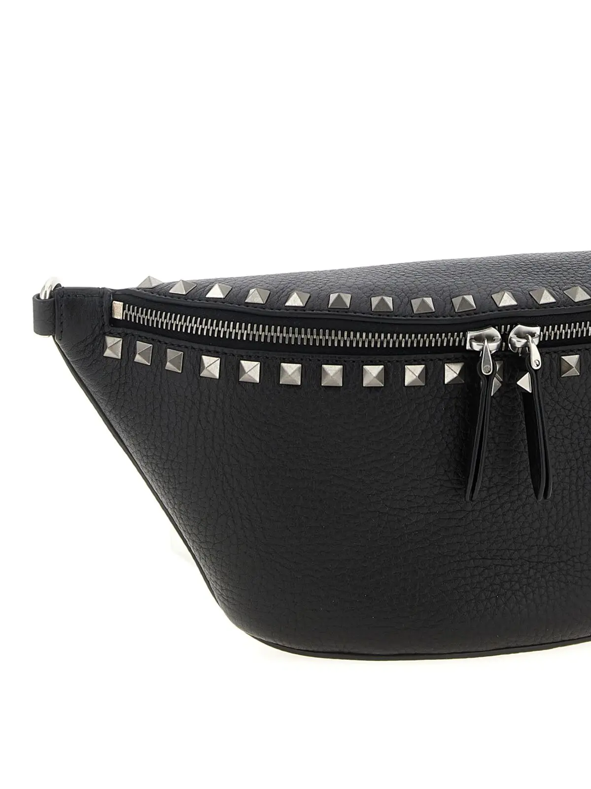Сумка крос-боді Valentino Garavani Rockstud Чорна 3 Valentino Garavani 'Rockstud' belt bag Man VALENTINO GARAVANI Black