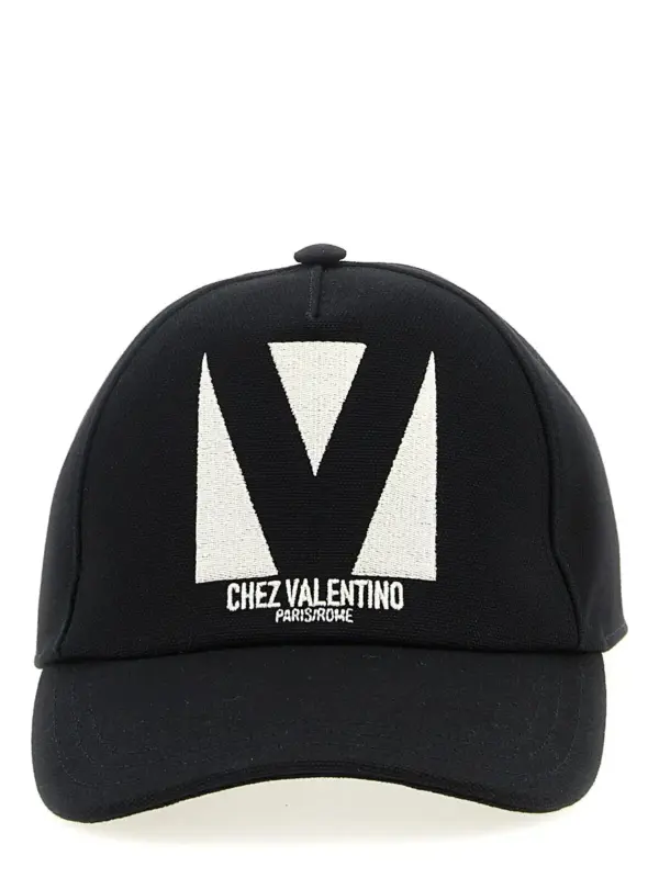 Valentino Garavani 'Chez Valentino' cap VALENTINO GARAVANI Black
