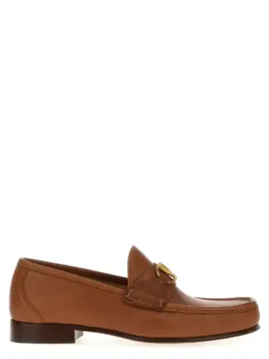 Valentino Garavani VLogo Signature Loafers VALENTINO GARAVANI Brown