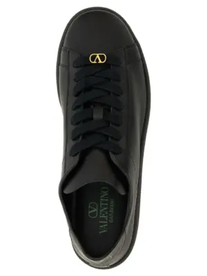 Valentino Garavani 'Royco' sneakers 100% calfskin leather (Bos Taurus) VALENTINO GARAVANI Black