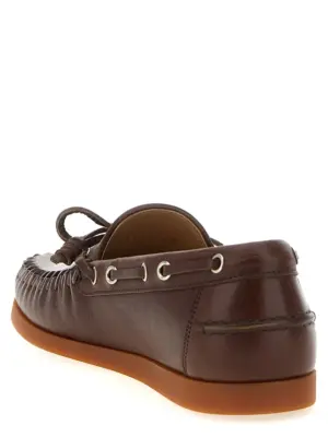 Valentino Garavani 'Palm Avenue' Boat Shoe Man VALENTINO GARAVANI Brown