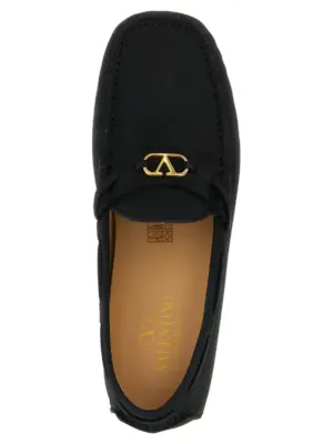 Valentino Garavani 'Driver Fastaway' loafers 100% calfskin leather (Bos Taurus) VALENTINO GARAVANI Black