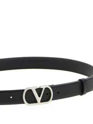 Valentino Garavani VLogo Signature belt Man VALENTINO GARAVANI Black