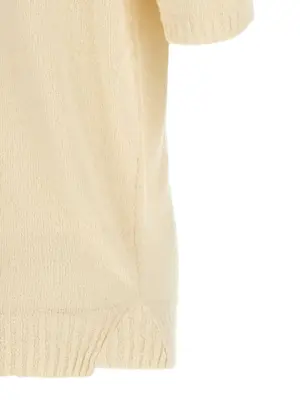 Bouclé polo shirt 75% cotton