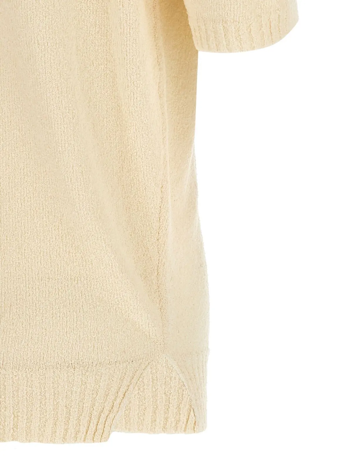 Поло Ma'rY'yA Bouclé Біле 4 Bouclé polo shirt 75% cotton