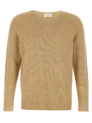 Bouclé sweater MA'RY'YA Beige