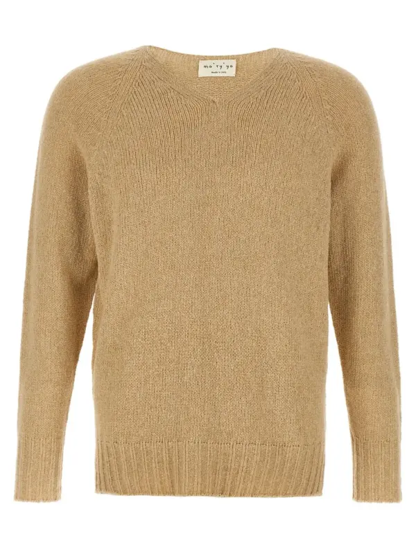 Bouclé sweater MA'RY'YA Beige