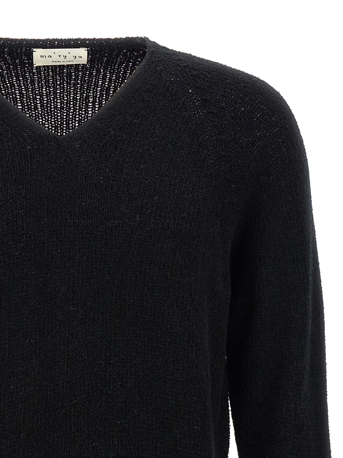 Светр Ma'rY'yA Bouclé Чорний 3 Bouclé sweater Man MA'RY'YA Black