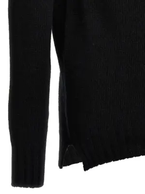 Cashmere sweater 90% virgin wool 10% cachemire MA'RY'YA Black