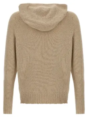 Hooded sweater YRK019B2 MA'RY'YA Beige