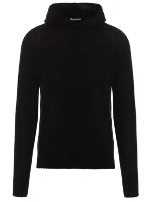 Hooded sweater MA'RY'YA Black