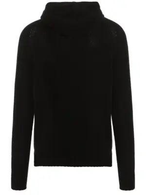 Hooded sweater YRK019B8 MA'RY'YA Black